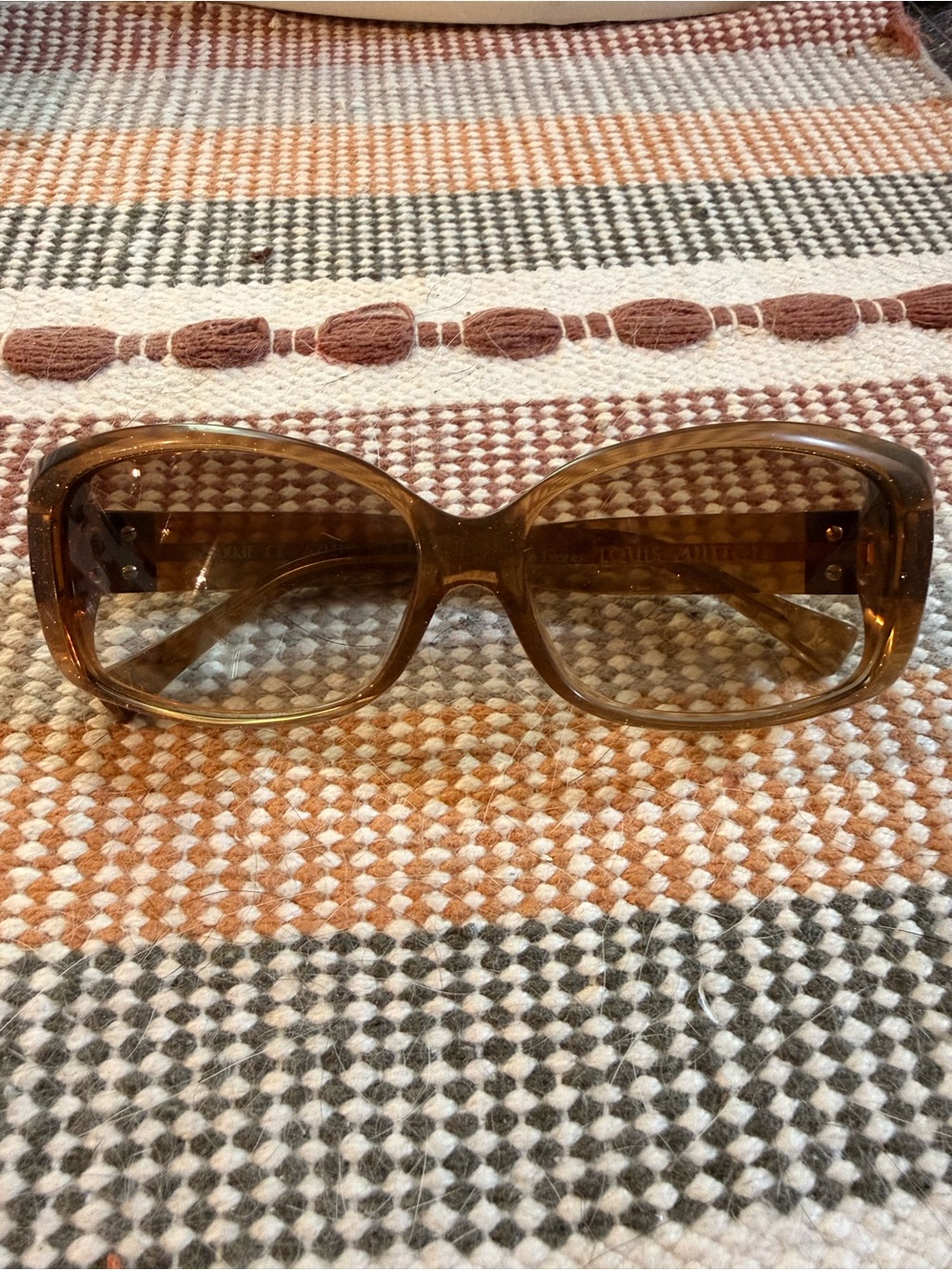 Louis Vuitton Translucent Amber Brown Sunglasses